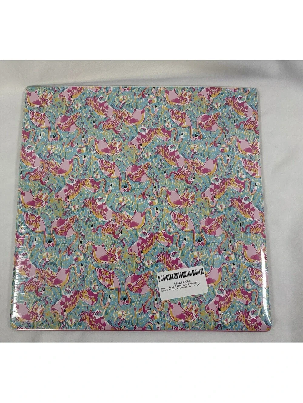Rose Flamingos PrintedCraft Vinyl 6 Sheets 12